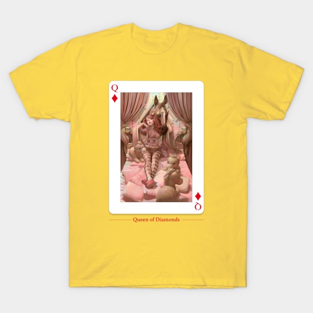 Queen of Diamonds T-Shirt by chamito